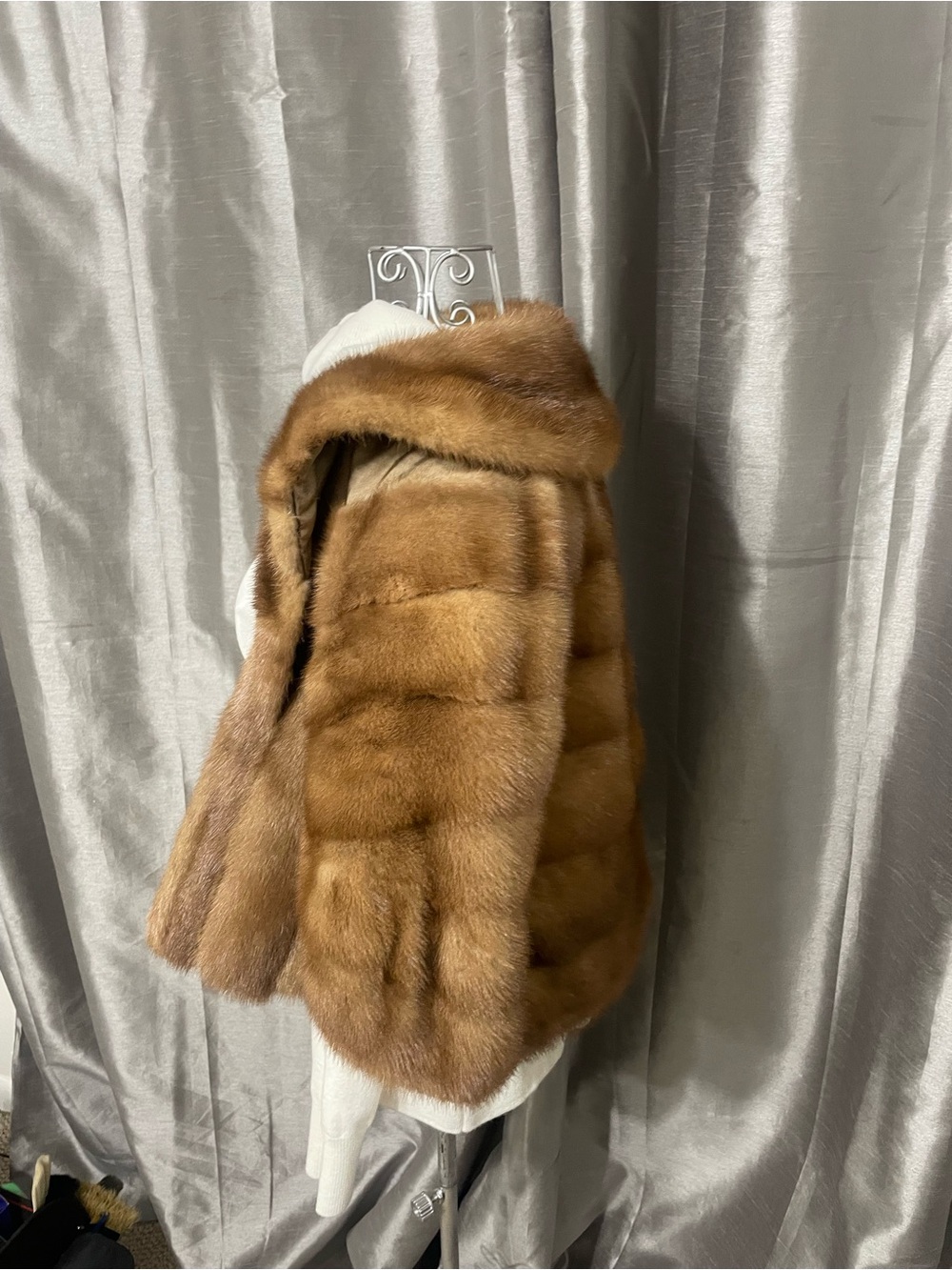 Genuine mink vintage fur stole - Picture 3 of 7